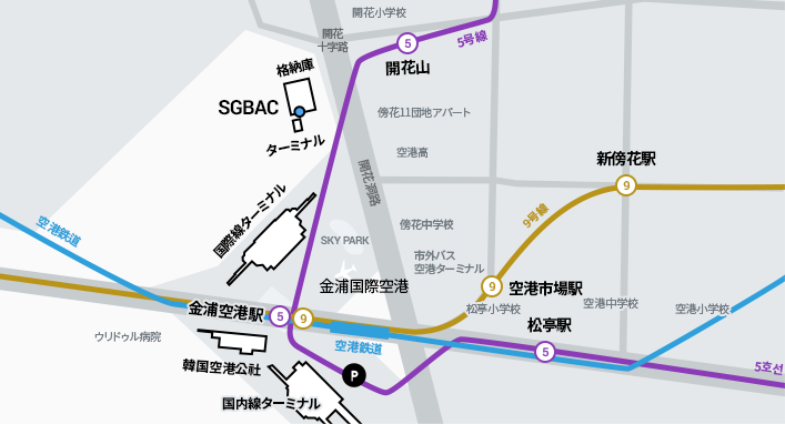 Gimpo Airport Map